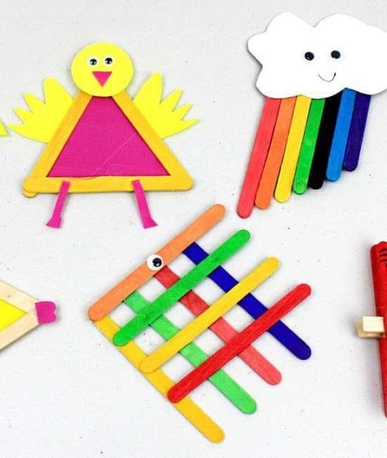Popsicle Stick Crafts for Kids To Make Fun Things