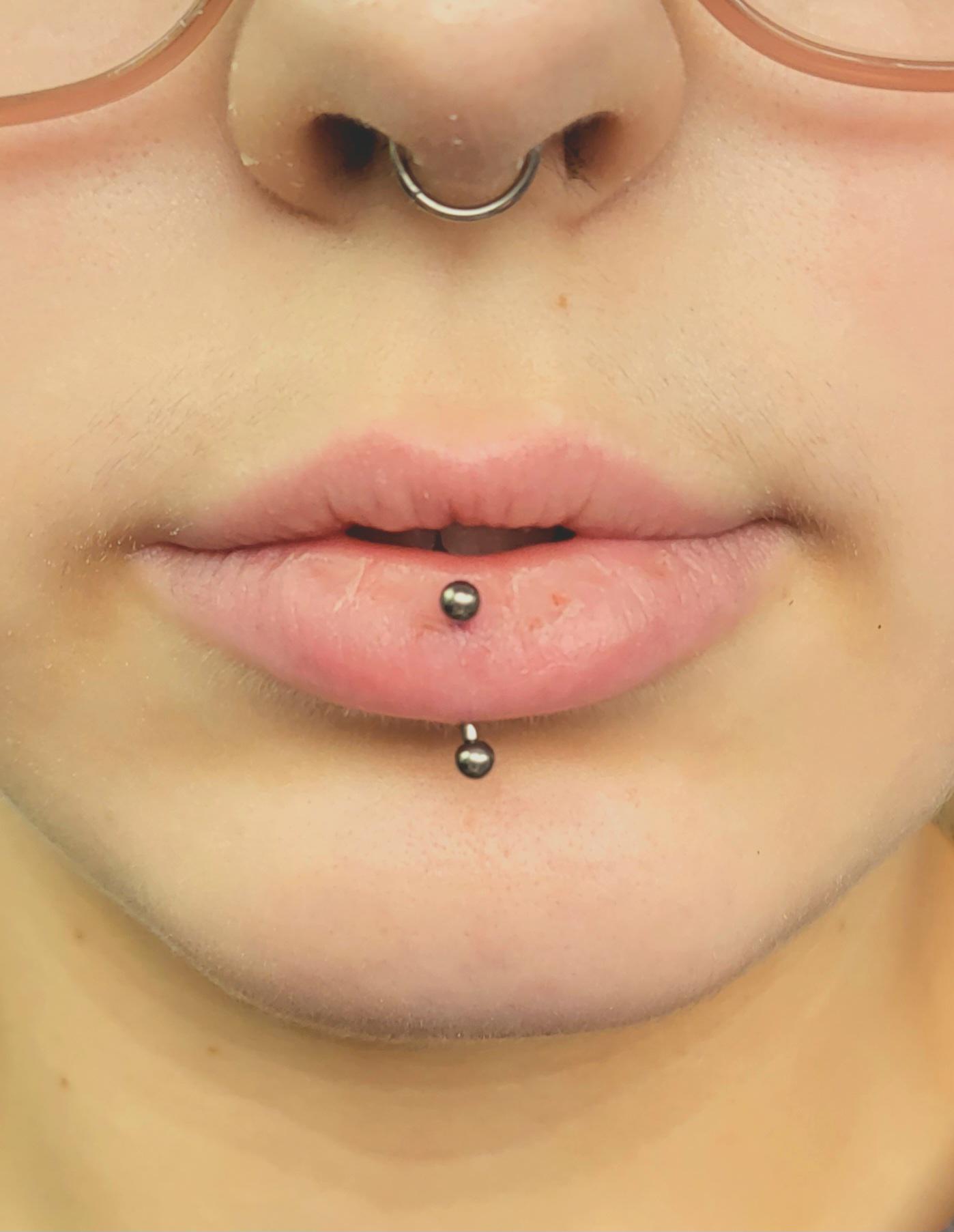 Lip Piercing (Labret)
