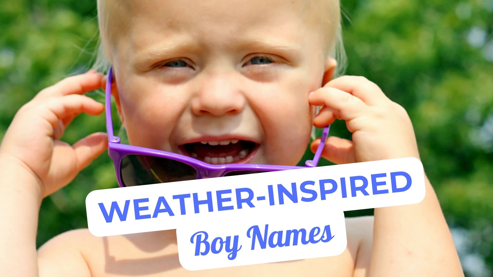 Cool Weather-Related Names for Your Son