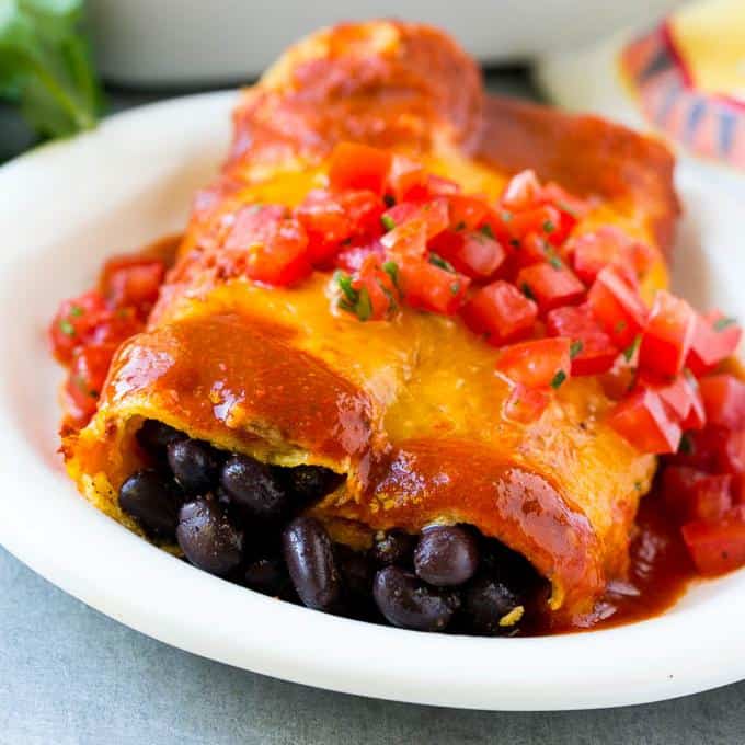 Bean Enchiladas