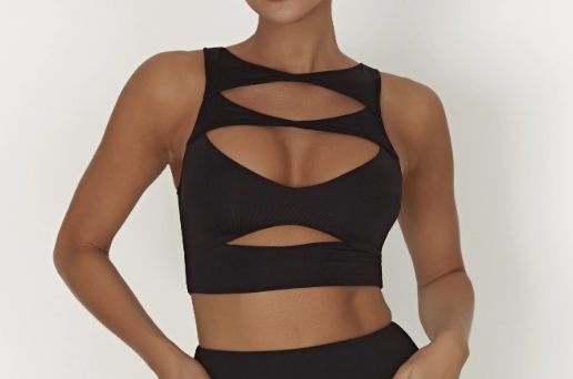 Cut-Out Crop Top