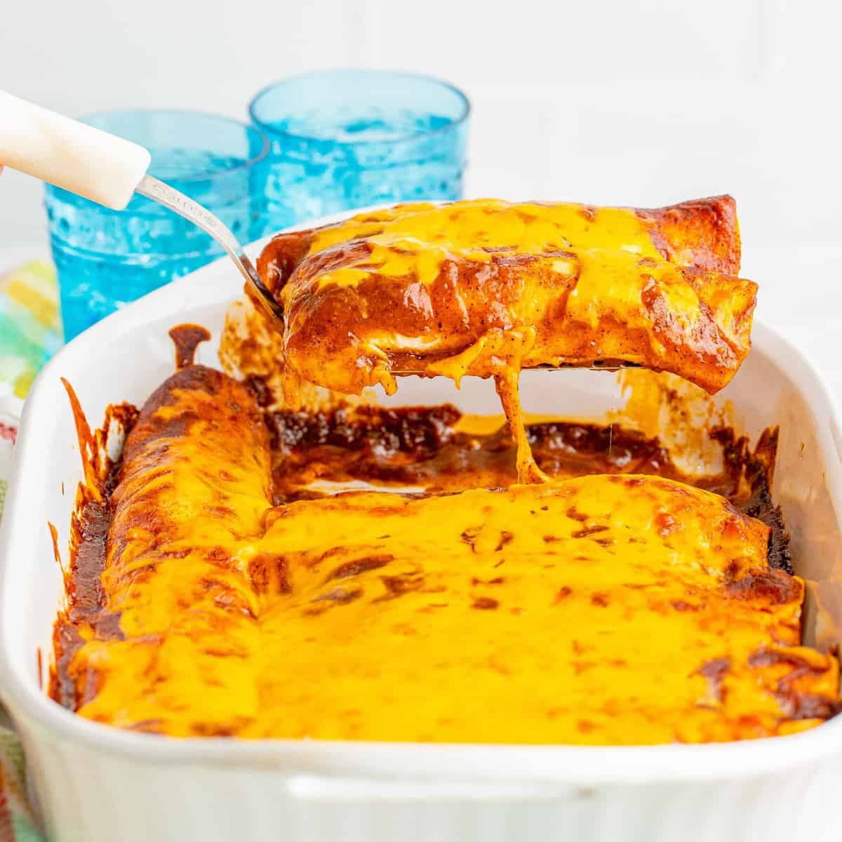 Red Sauce Enchiladas