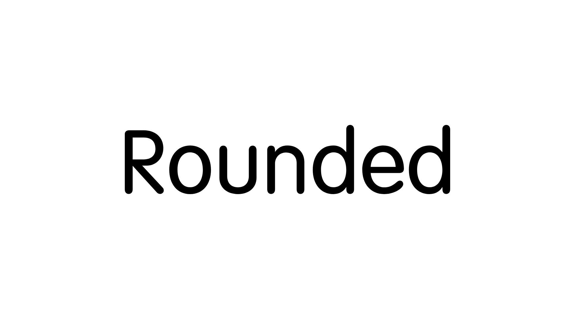 Rounded