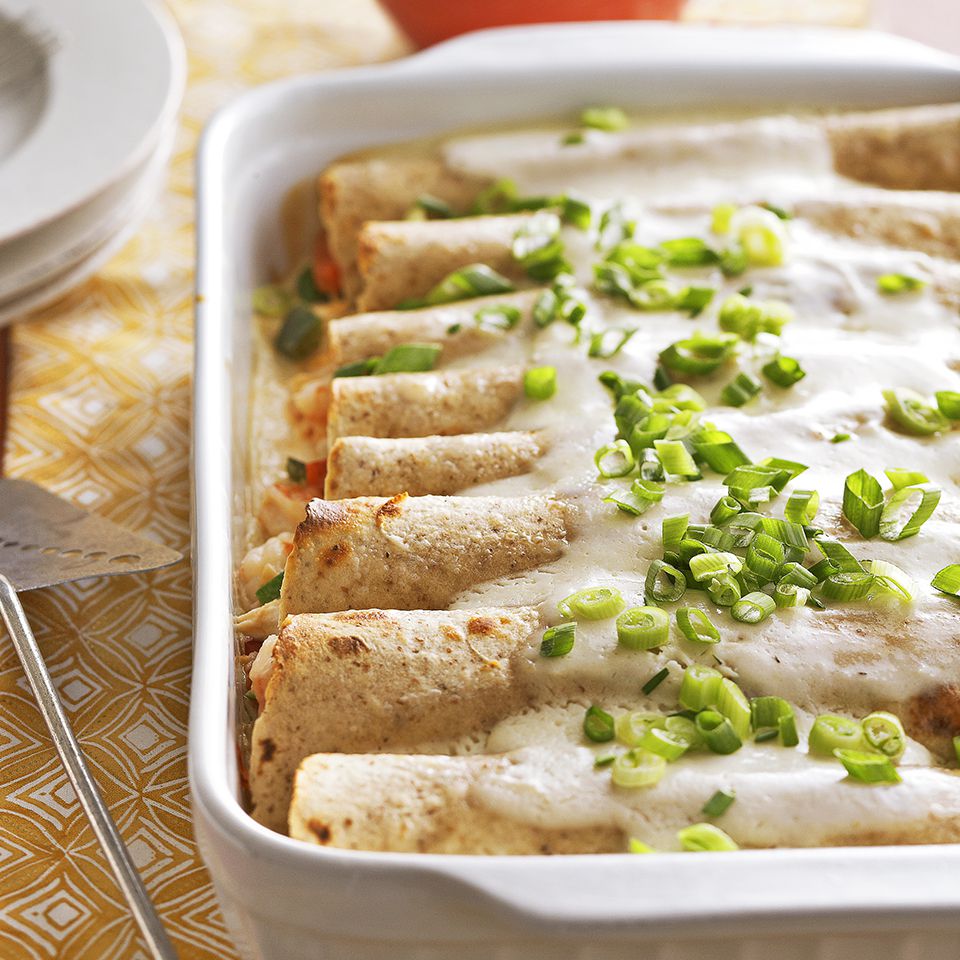 Seafood Enchiladas