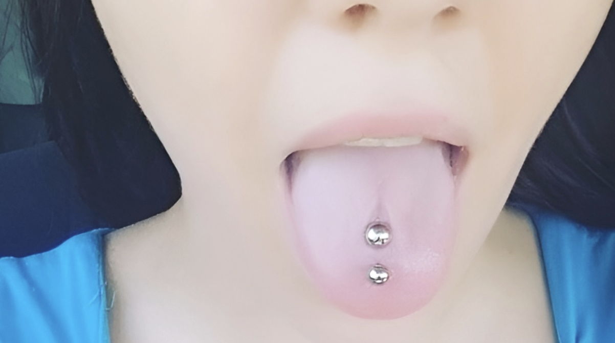 Double Tongue Piercing