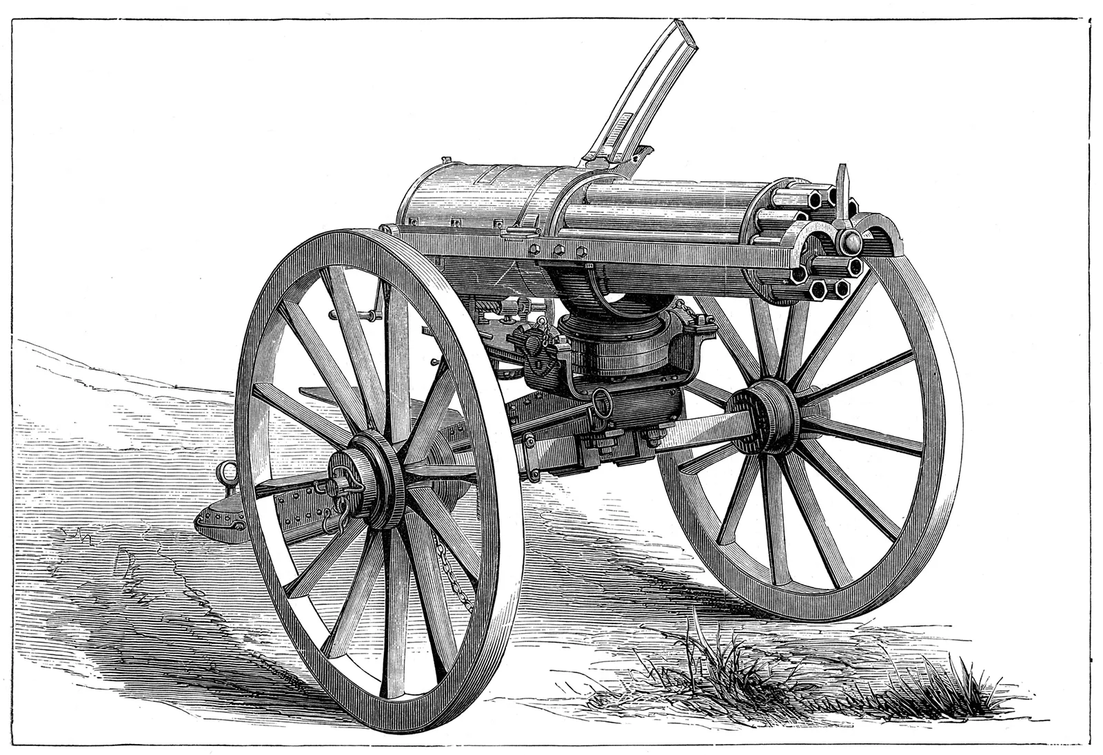 Gatling-gun