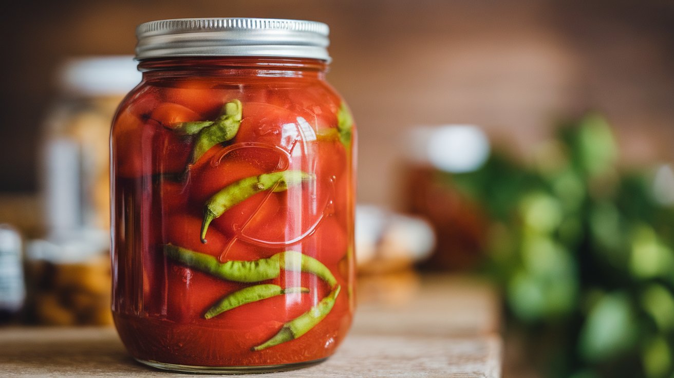 Canned Tomatoes with Green Chilies