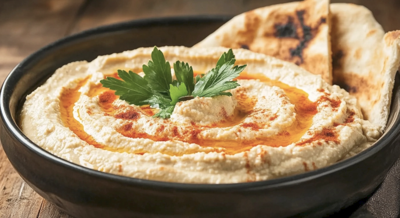 Hummus_with_Pita_Bread