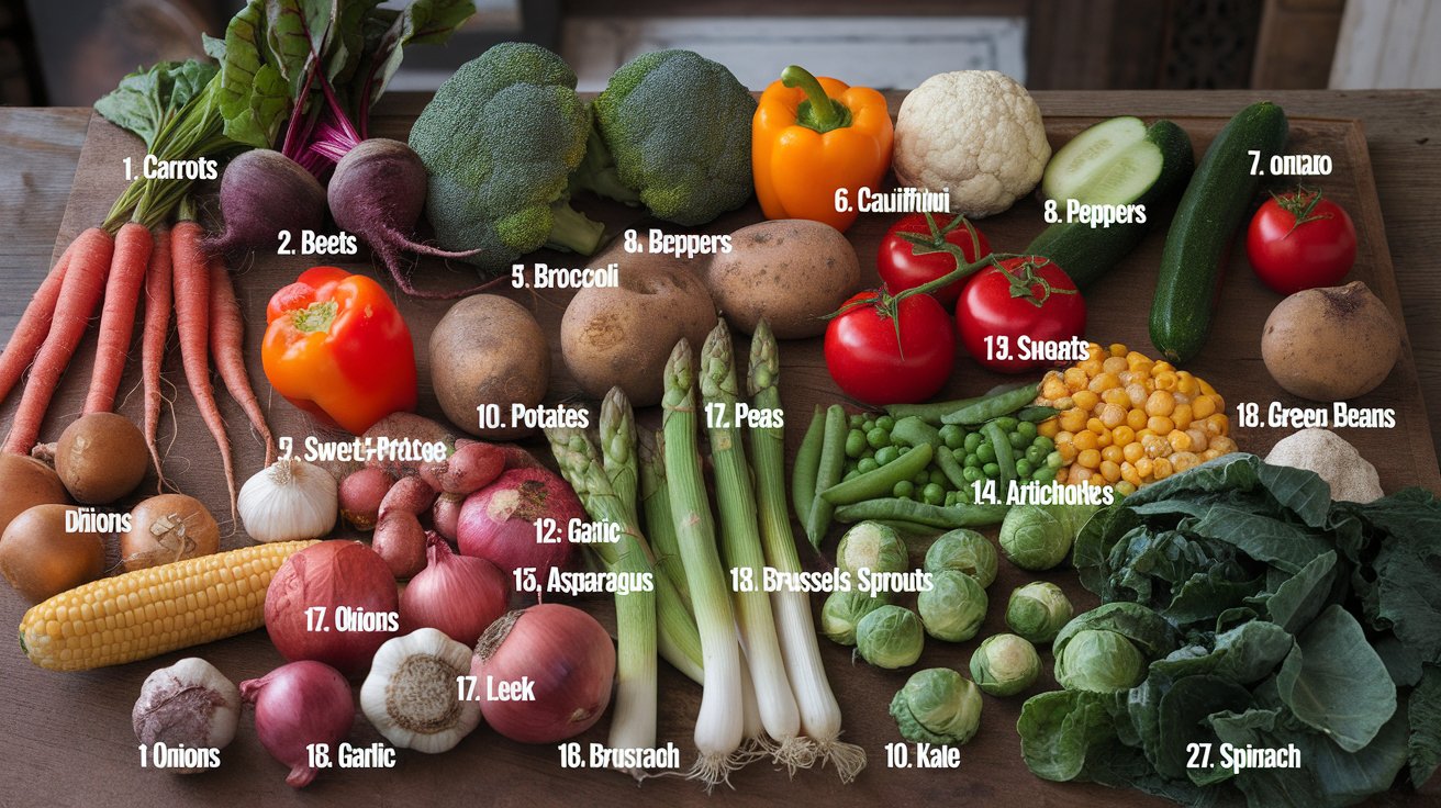 Popular Vegetables and Their Health Benefits