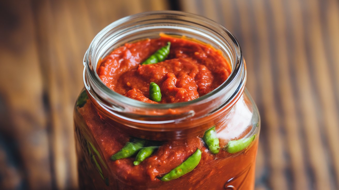 Tomato Paste with Green Chilies