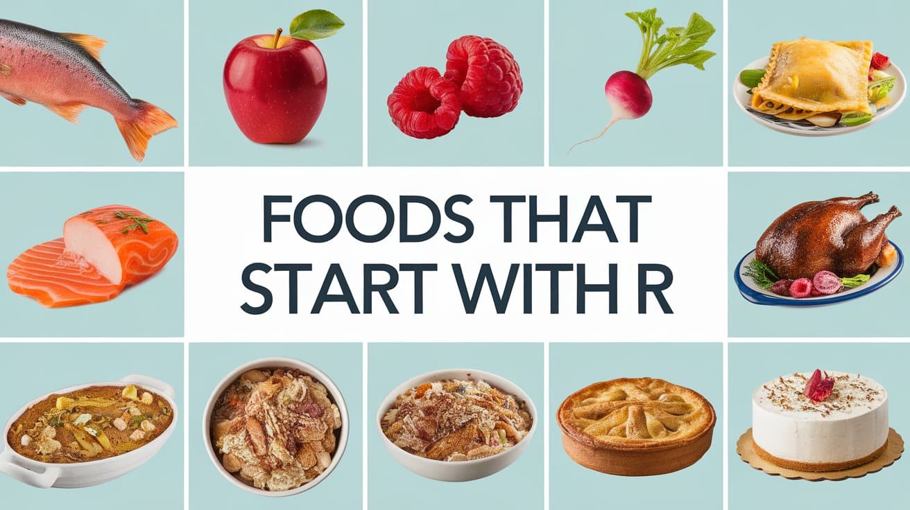 what food starts with r