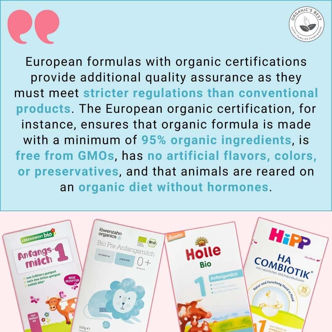 Best Organic Baby Formulas: HiPP and Holle