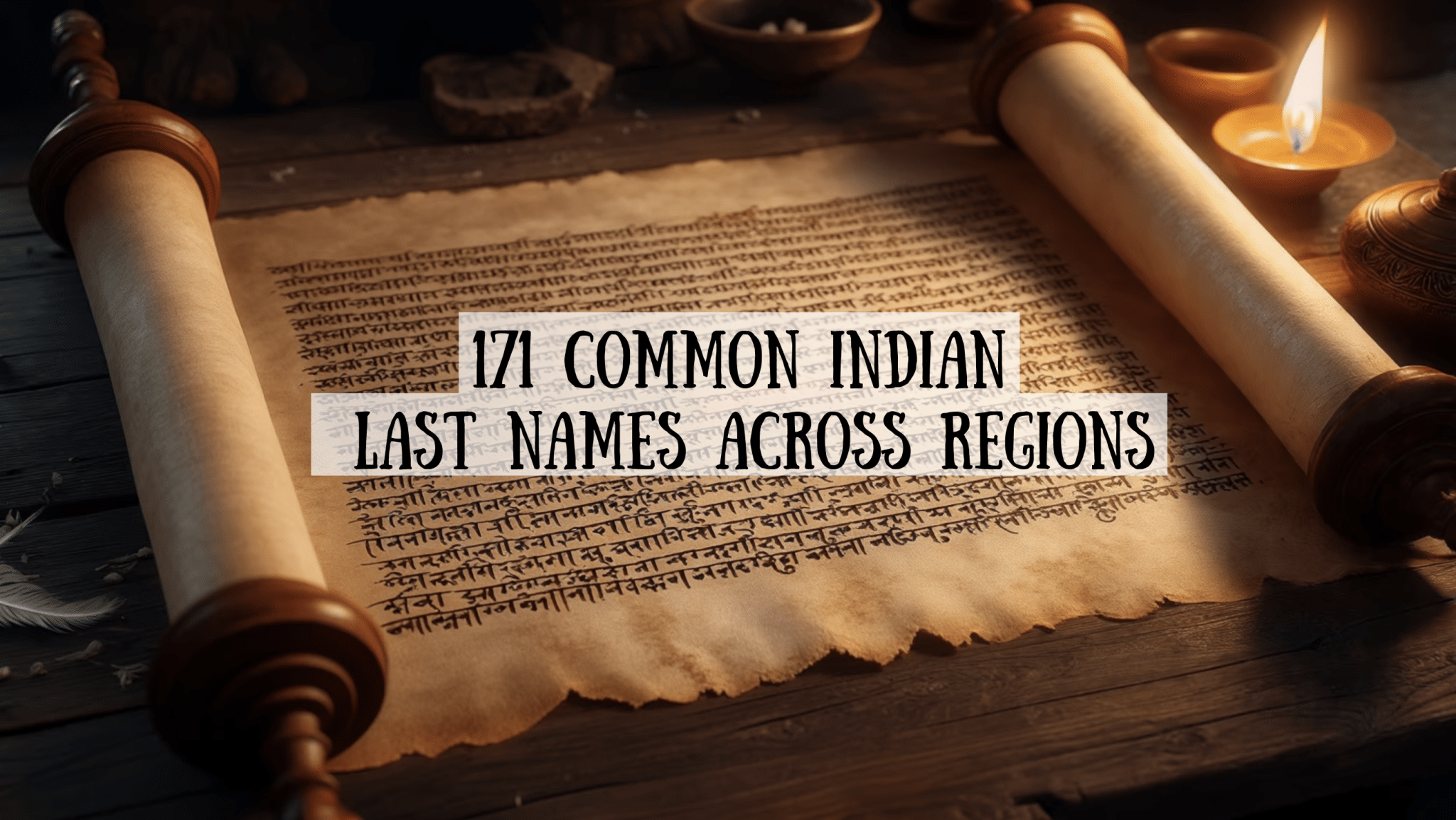 Common Indian Last Names Across Regions