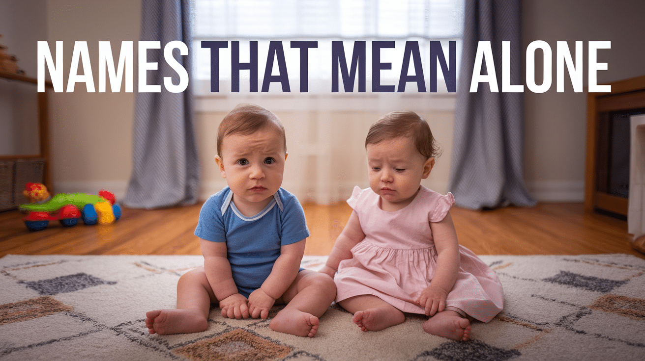 347 Names that Mean Alone for Girls and Boys